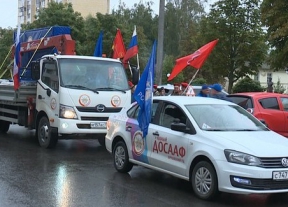 Автопробег «Линия фронта» в Орле.