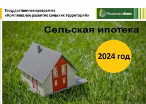 В рамках программы «Сельская ипотека» АО «Россельхозбанк» выдал почти 600 млн рублей в 2023 году